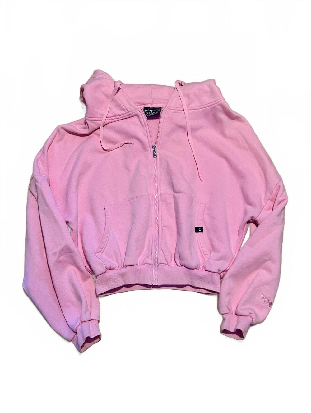 Popsflex Pink Zip-Up Hoodie XXS/XS